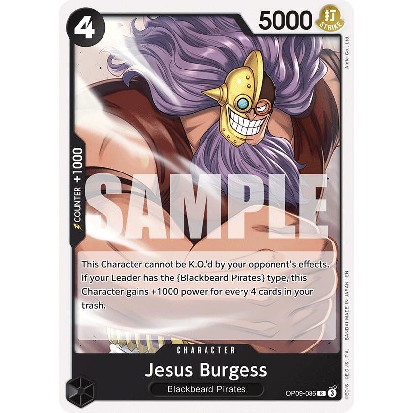 Image for Jesus Burgess (Reprint) (OP09-086) (ST-27) - One Piece Card Game