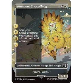 Summon: Choco/Mog (Borderless) - Final Fantasy TCG (1038)