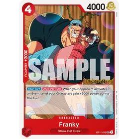 Franky - One Piece — A Fist of Divine Speed Release Event Cards (008)