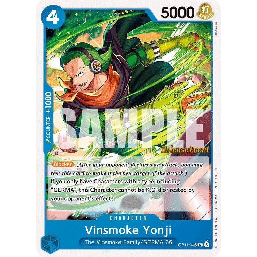 Image for Vinsmoke Yonji (OP11-046) (OP11 RE) - One Piece Card Game