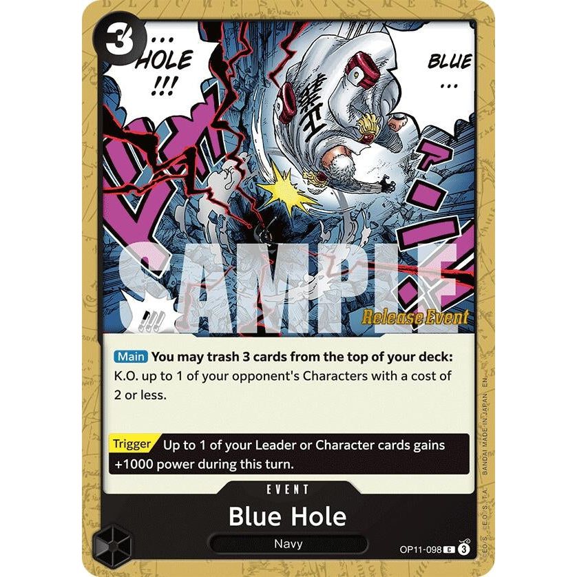Image for Blue Hole (OP11-098) (OP11 RE) - One Piece Card Game