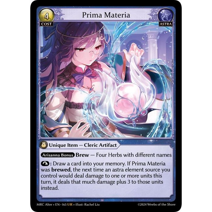 Image for Prima Materia (165) (MH Alter) - Grand Archive TCG