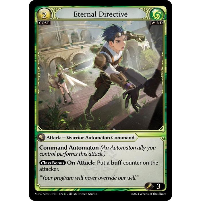 Image for Eternal Directive (199) (MH Alter) - Grand Archive TCG