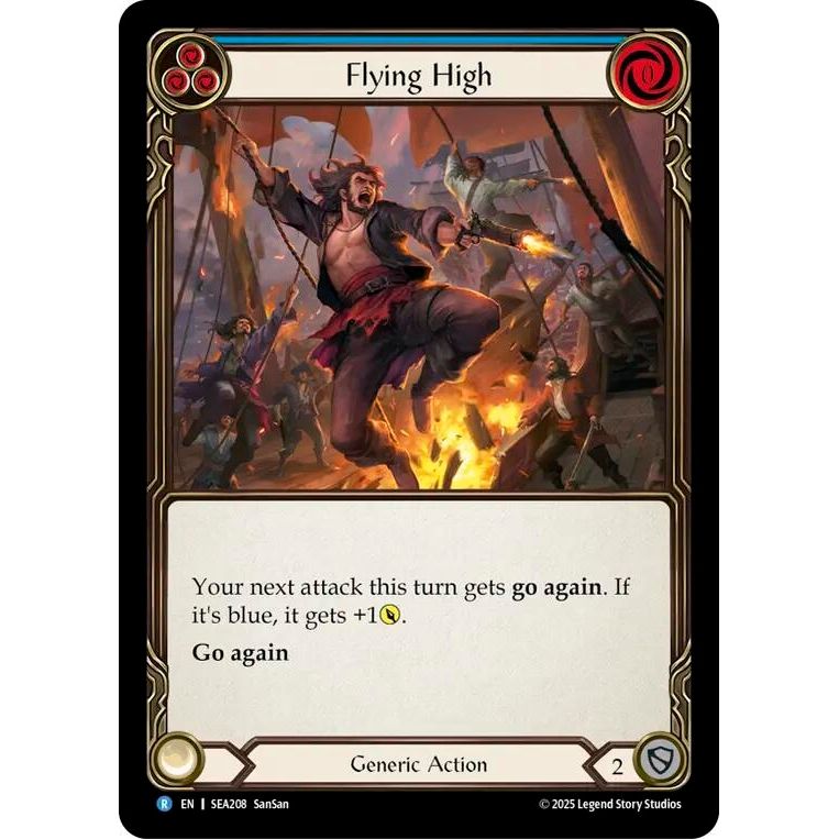 Image for Flying High (Blue) (SEA208) - Flesh and Blood TCG