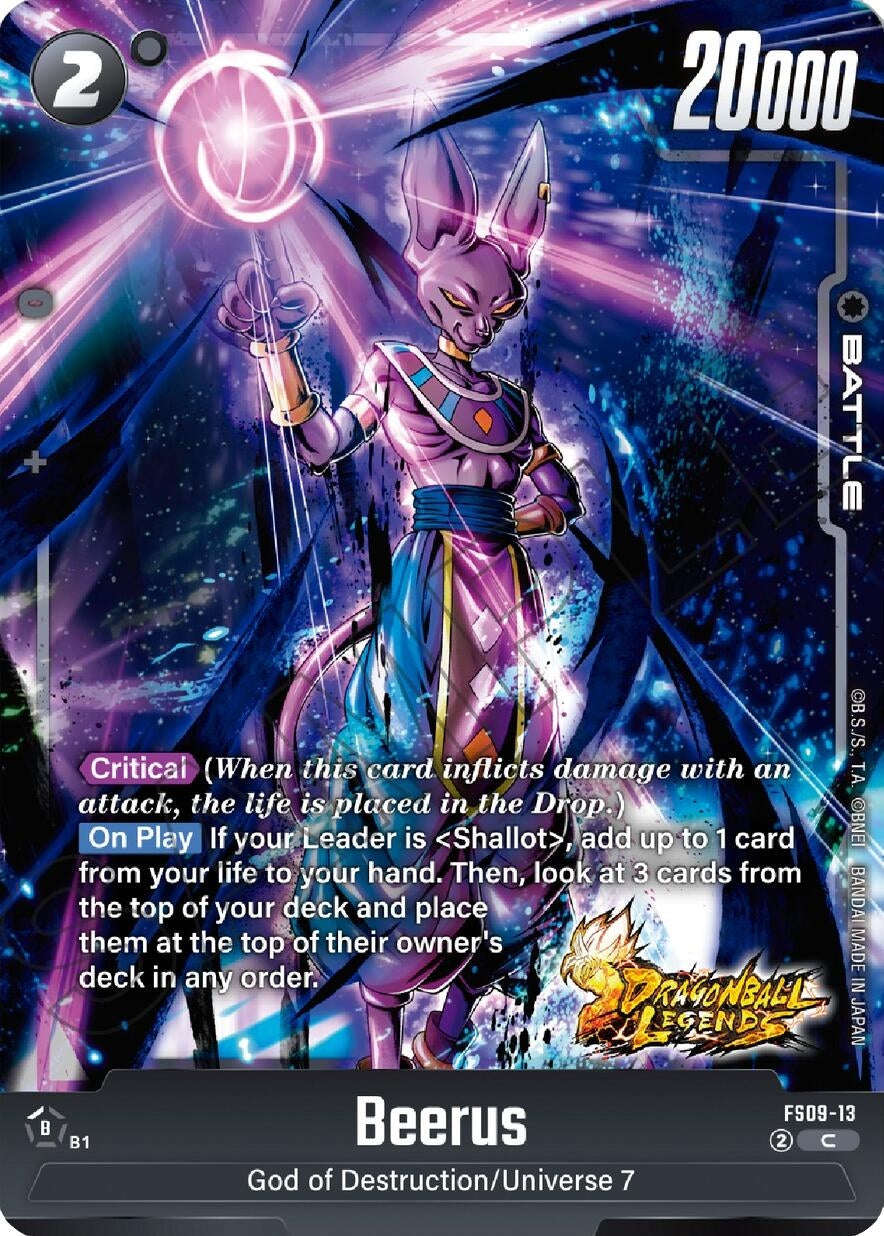 Image for Beerus (FS09-13) (FS09) - Dragon Ball Super: Fusion World