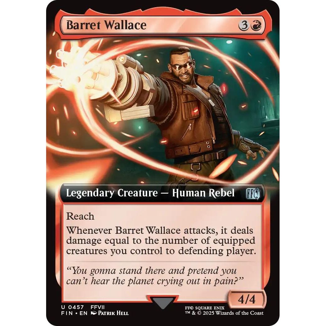 Image for Barret Wallace (Extended Art) (457) (FIN) - Magic: The Gathering