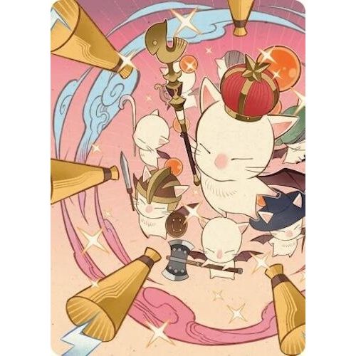 Image for Summon: Good King Mog XII Art Card (41) (AAFIN) - Magic: The Gathering