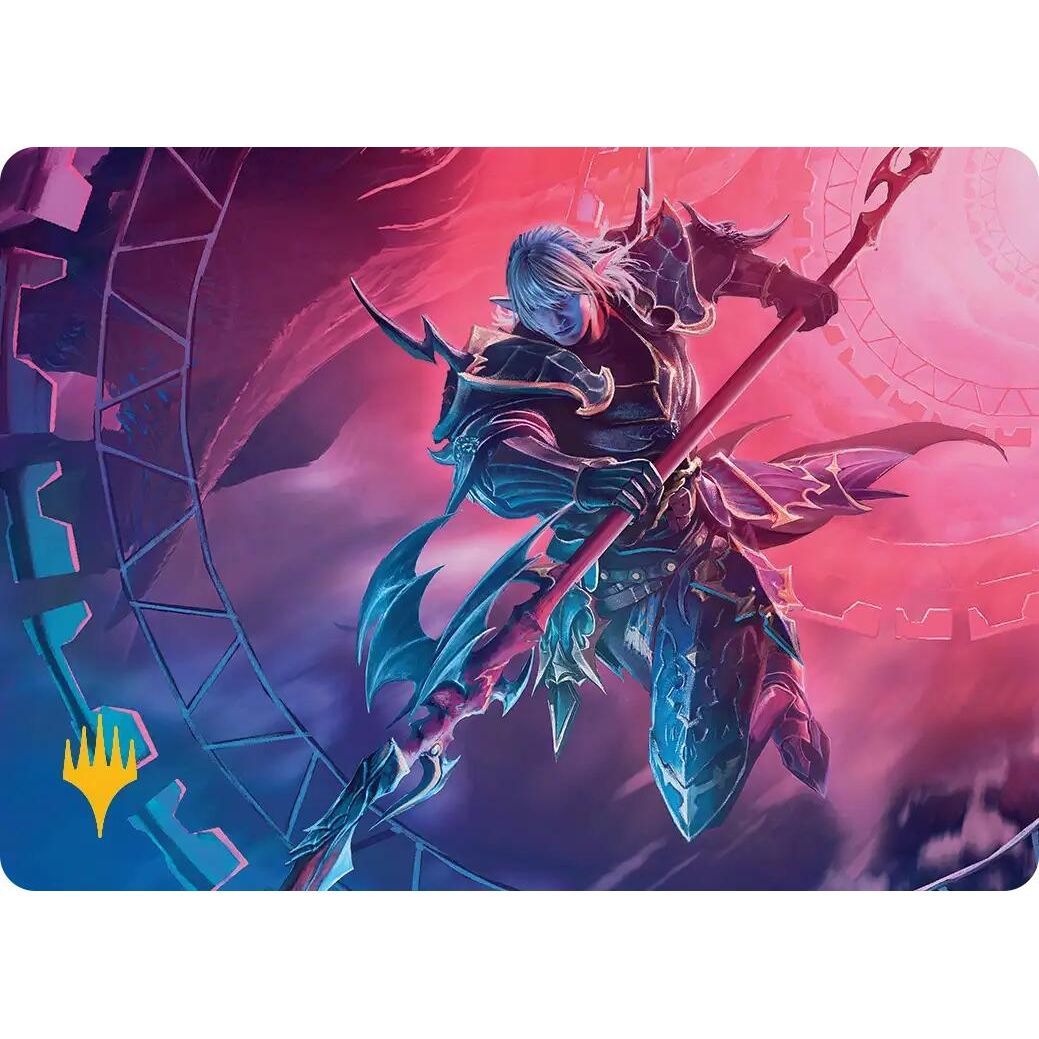 Image for Estinien Varlineau Art Card (Gold-Stamped Planeswalker Symbol) (28) (AAFIN) - Magic: The Gathering