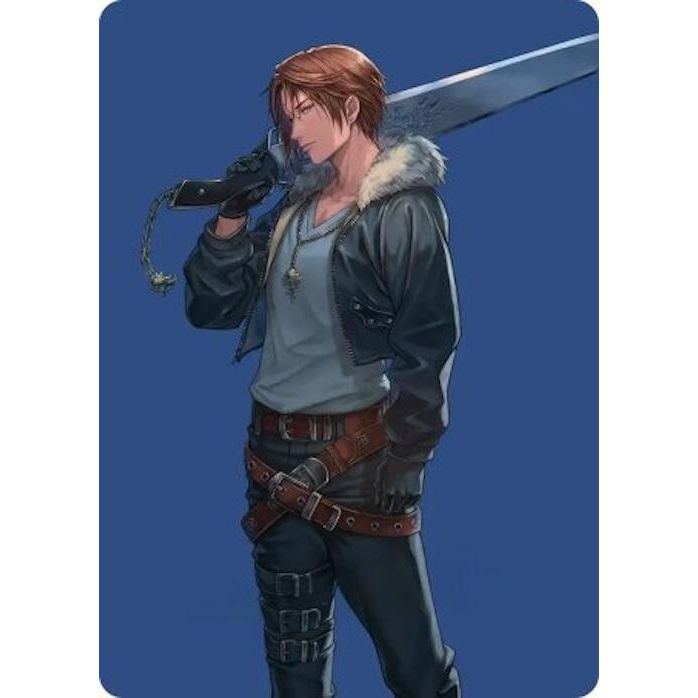 Image for Squall, SeeD Mercenary Art Card (47) (AAFIN) - Magic: The Gathering