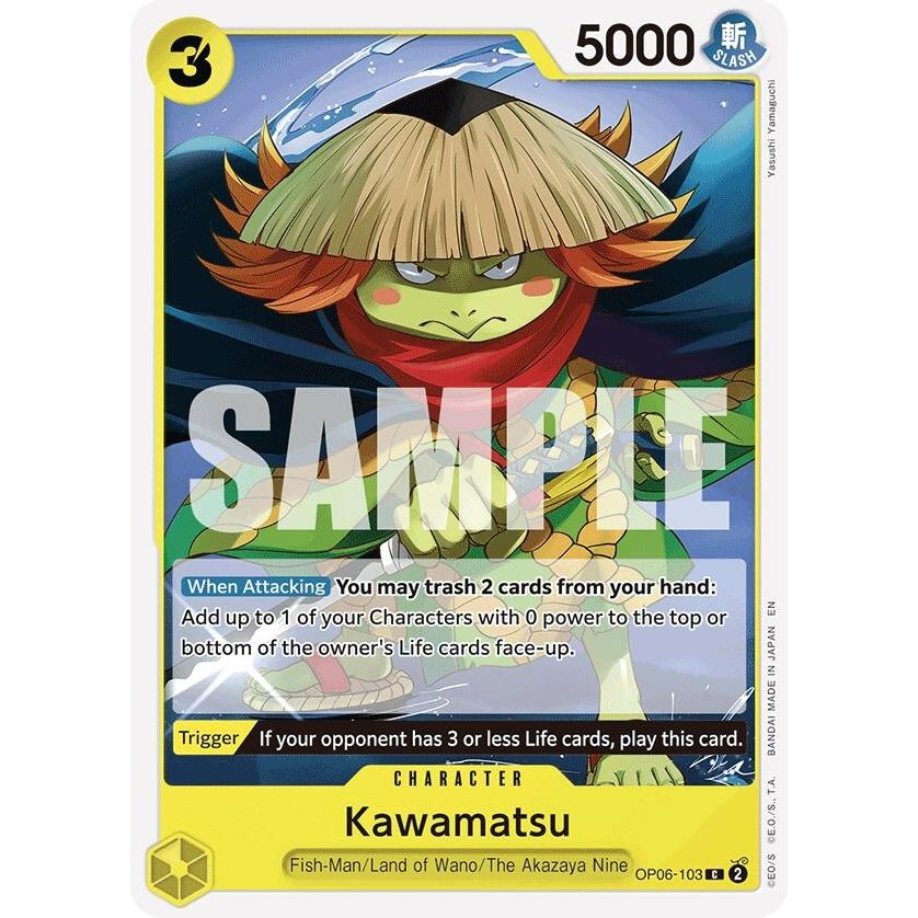 Image for Kawamatsu (Reprint) (OP06-103) (ST-28) - One Piece Card Game