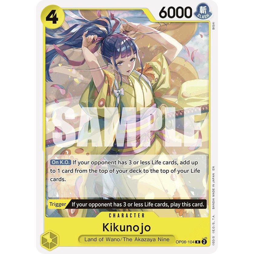 Image for Kikunojo (Reprint) (OP06-104) (ST-28) - One Piece Card Game
