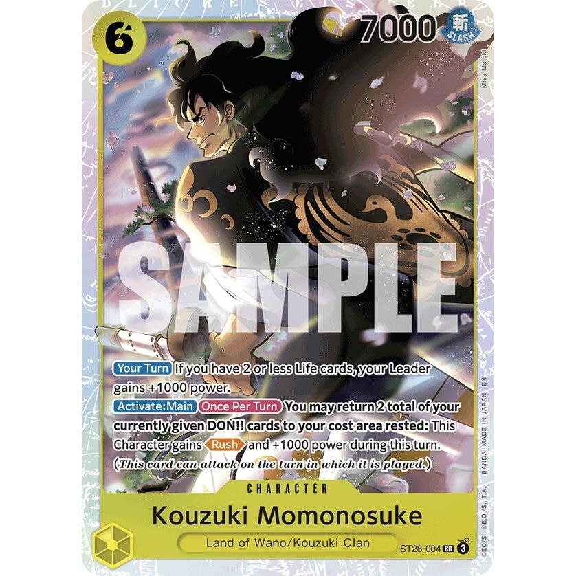Image for Kouzuki Momonosuke (ST28-004) (ST-28) - One Piece Card Game