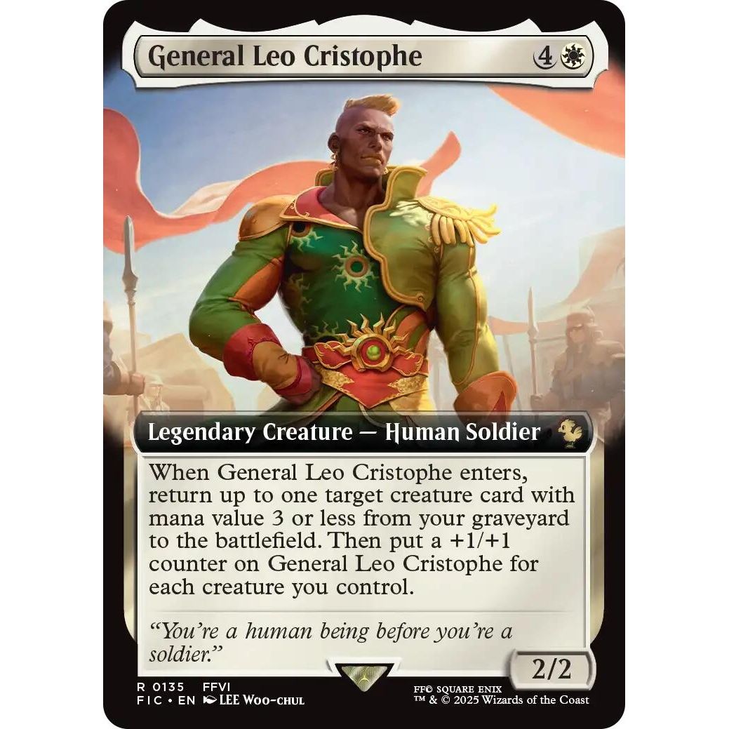 Image for General Leo Cristophe (Extended Art) (135) (FIC) - Magic: The Gathering