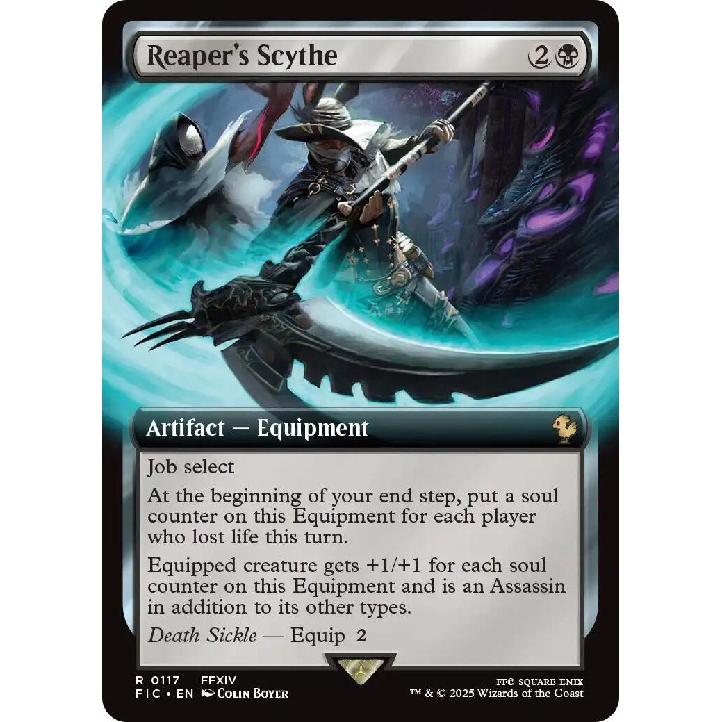 Image for Reaper's Scythe (Extended Art) (117) (FIC) - Magic: The Gathering