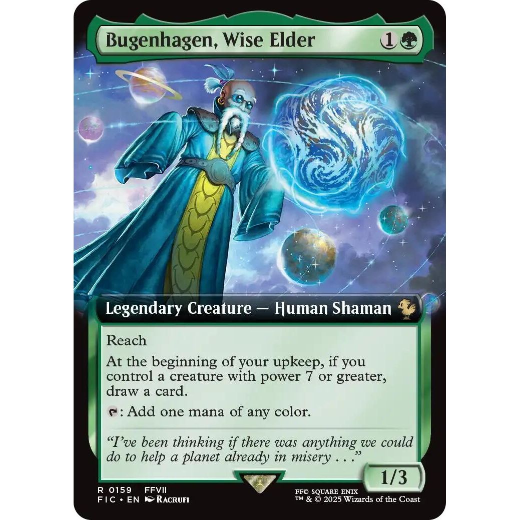 Image for Bugenhagen, Wise Elder (Extended Art) (159) (FIC) - Magic: The Gathering