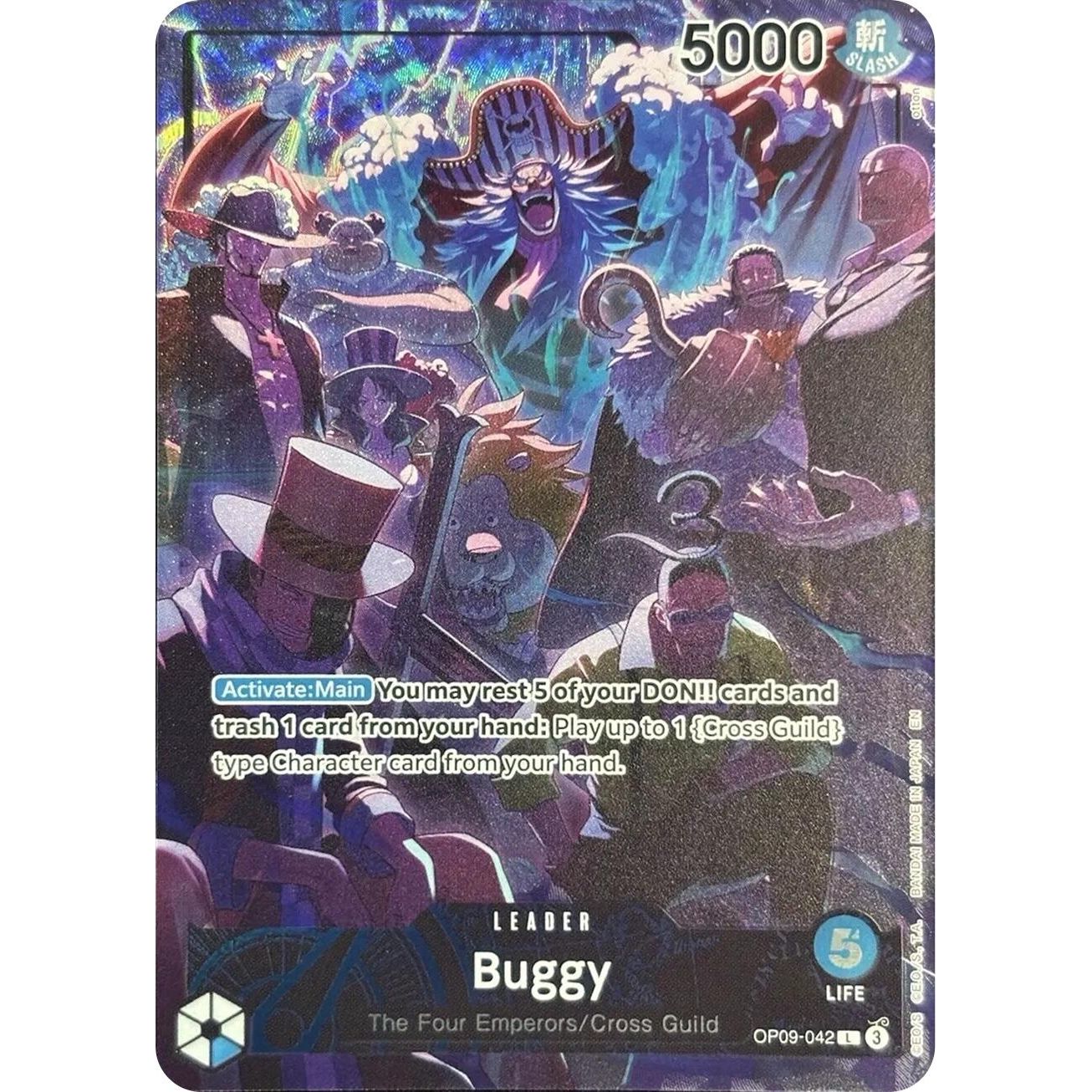 Image for Buggy (English Version 2nd Anniversary Set) (OP09-042) (OP-PR) - One Piece Card Game