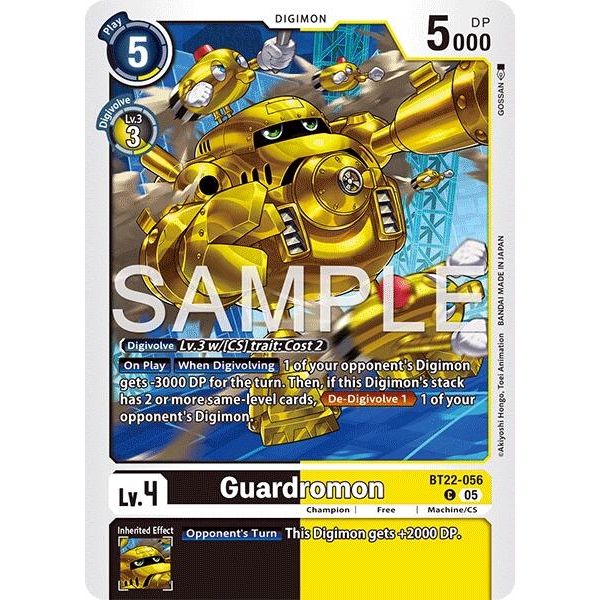 Image for Guardromon (BT22-056 C) (BT22) - Digimon Card Game