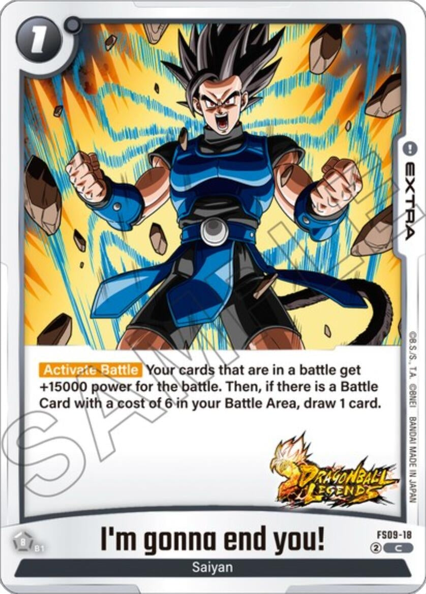 Image for I'm gonna end you! (FS09-18) (FS09) - Dragon Ball Super: Fusion World