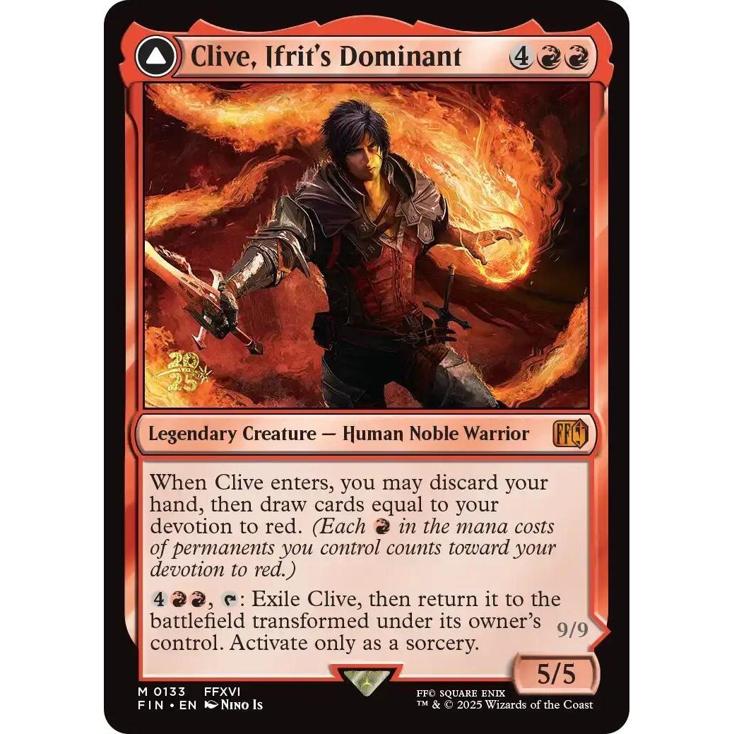 Image for Clive, Ifrit's Dominant (133) (PRE) - Magic: The Gathering