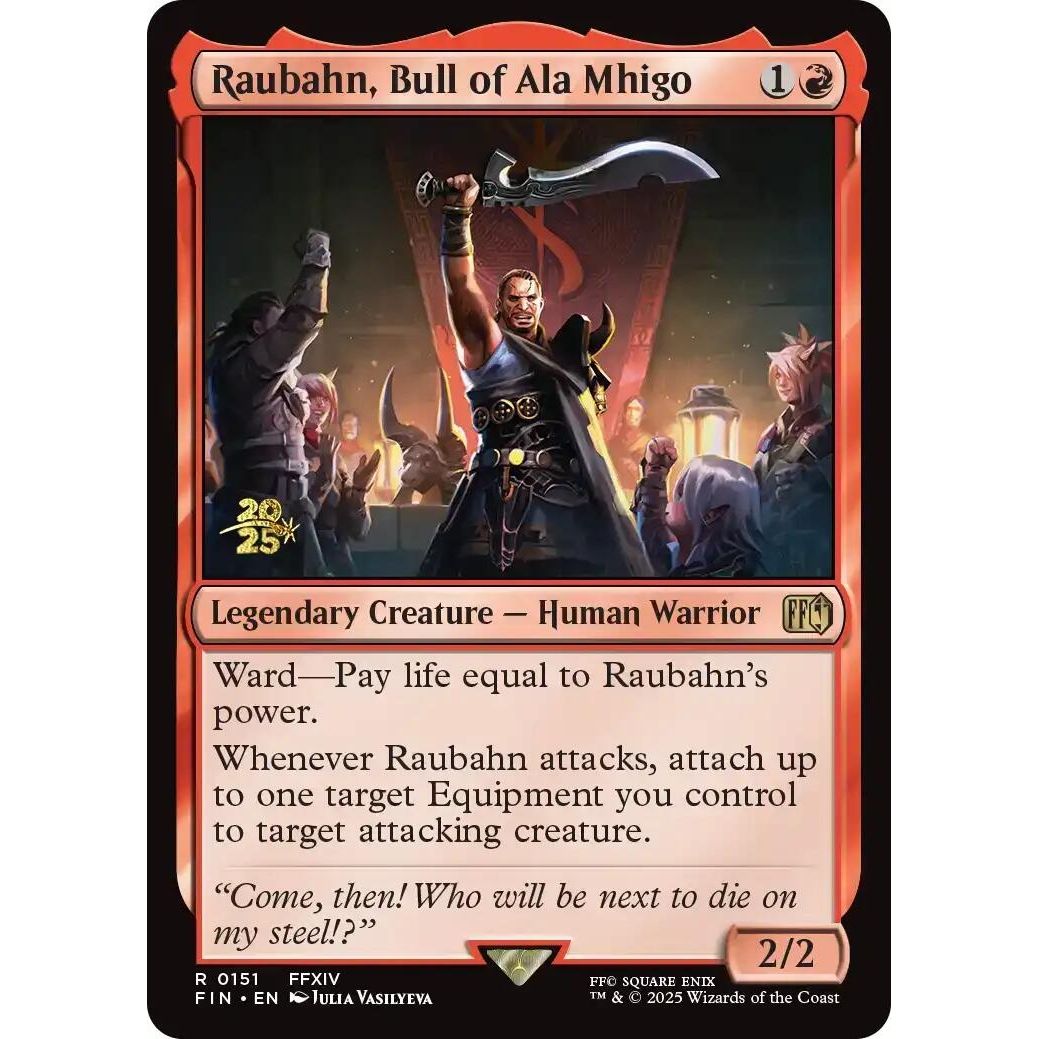 Image for Raubahn, Bull of Ala Mhigo (151) (PRE) - Magic: The Gathering