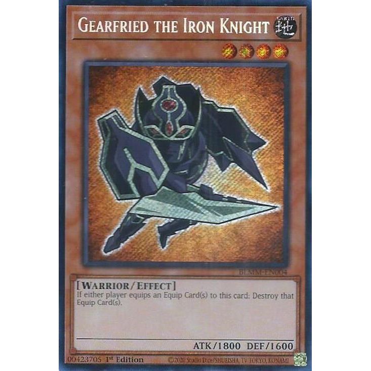 Image for Gearfried the Iron Knight (BLMM-EN004) (BLMM) - YuGiOh