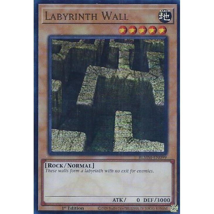Image for Labyrinth Wall (BLMM-EN099) (BLMM) - YuGiOh