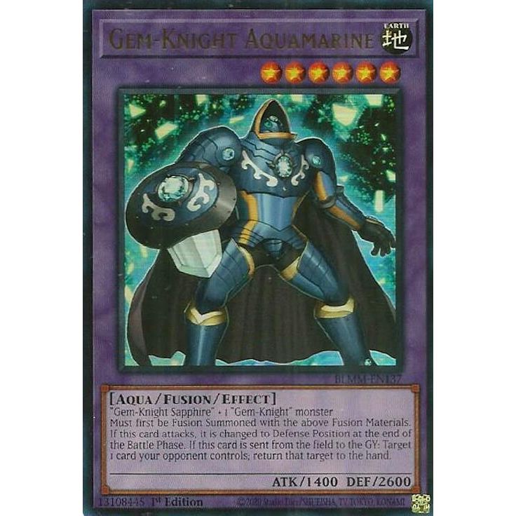 Image for Gem-Knight Aquamarine (BLMM-EN137) (BLMM) - YuGiOh
