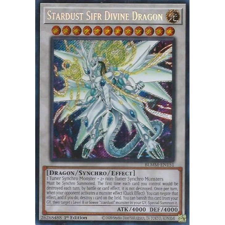 Image for Stardust Sifr Divine Dragon (BLMM-EN151) (BLMM) - YuGiOh