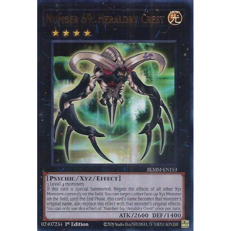 Image for Number 69: Heraldry Crest (BLMM-EN153) (BLMM) - YuGiOh