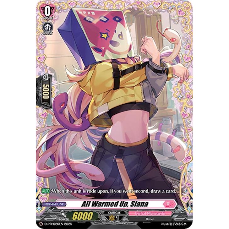 Image for All Warmed Up, Siana (D-PR/626EN) (D-PR) - Cardfight Vanguard