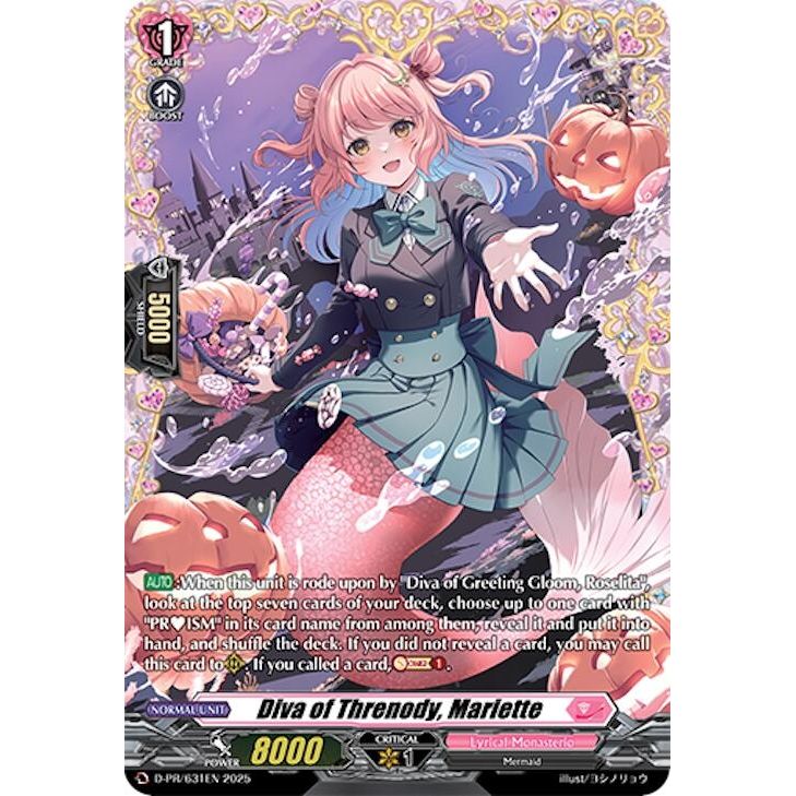 Image for Diva of Threnody, Mariette (D-PR/631EN) (D-PR) - Cardfight Vanguard