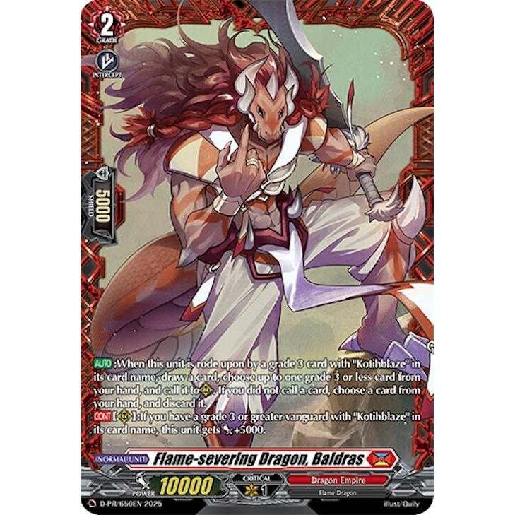 Image for Flame-severing Dragon, Baldras (D-PR/650EN) (D-PR) - Cardfight Vanguard