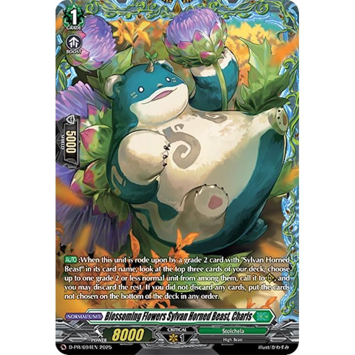 Image for Blossoming Flowers Sylvan Horned Beast, Charis (D-PR/694EN) (D-PR) - Cardfight Vanguard