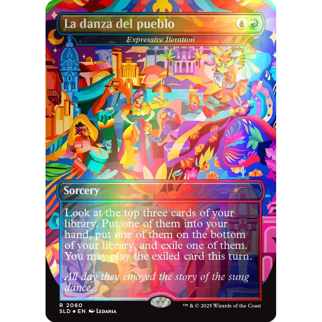 Image for La danza del pueblo - Expressive Iteration (Rainbow Foil) (2060) (SLD) - Magic: The Gathering