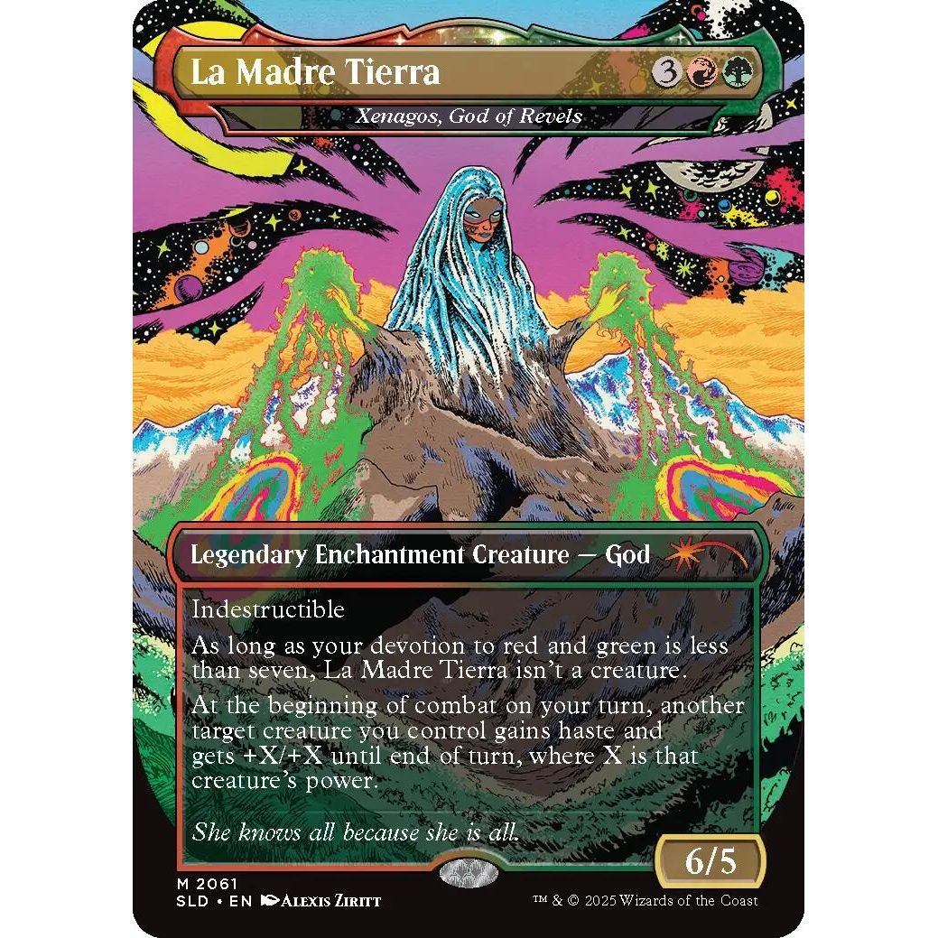 Image for La Madre Tierra - Xenagos, God of Revels (2061) (SLD) - Magic: The Gathering