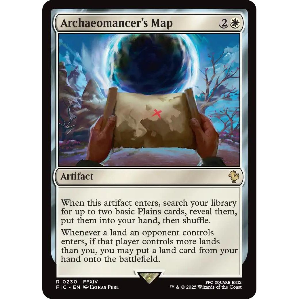 Image for Archaeomancer's Map (Surge Foil) (230) (FIC) - Magic: The Gathering