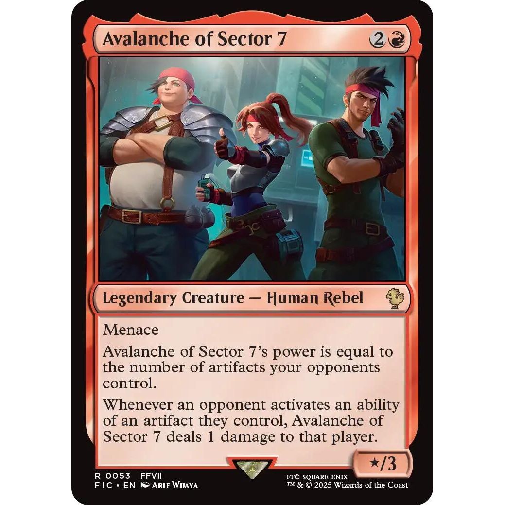 Image for Avalanche of Sector 7 (Surge Foil) (53) (FIC) - Magic: The Gathering