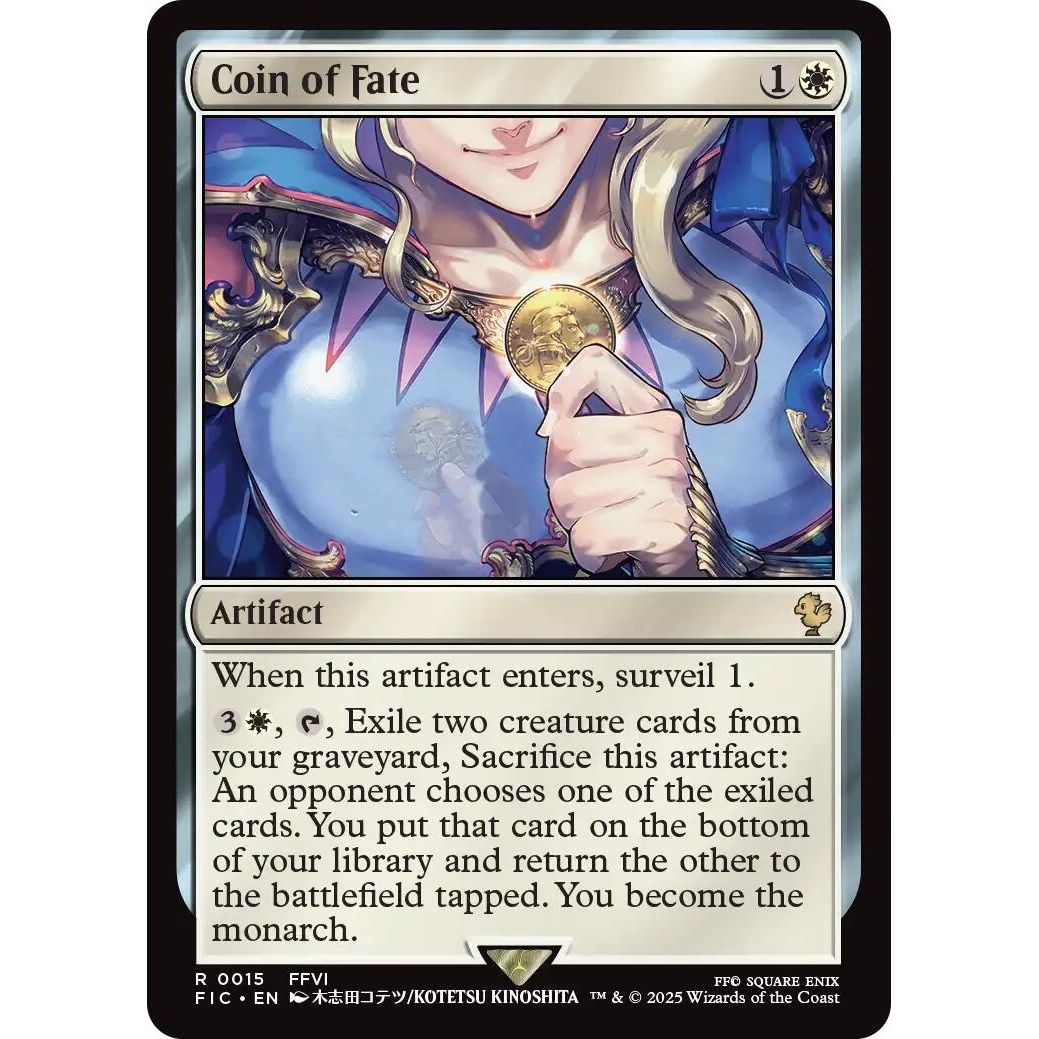 Image for Coin of Fate (Surge Foil) (15) (FIC) - Magic: The Gathering