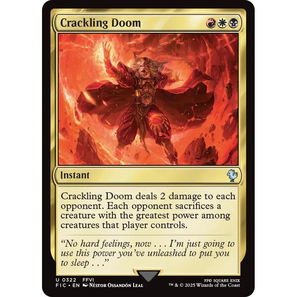 Image for Crackling Doom (Surge Foil) (322) (FIC) - Magic: The Gathering
