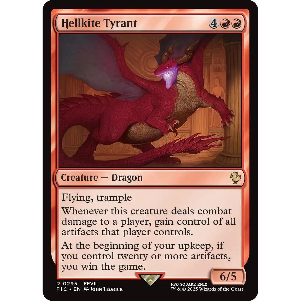 Image for Hellkite Tyrant (Surge Foil) (295) (FIC) - Magic: The Gathering