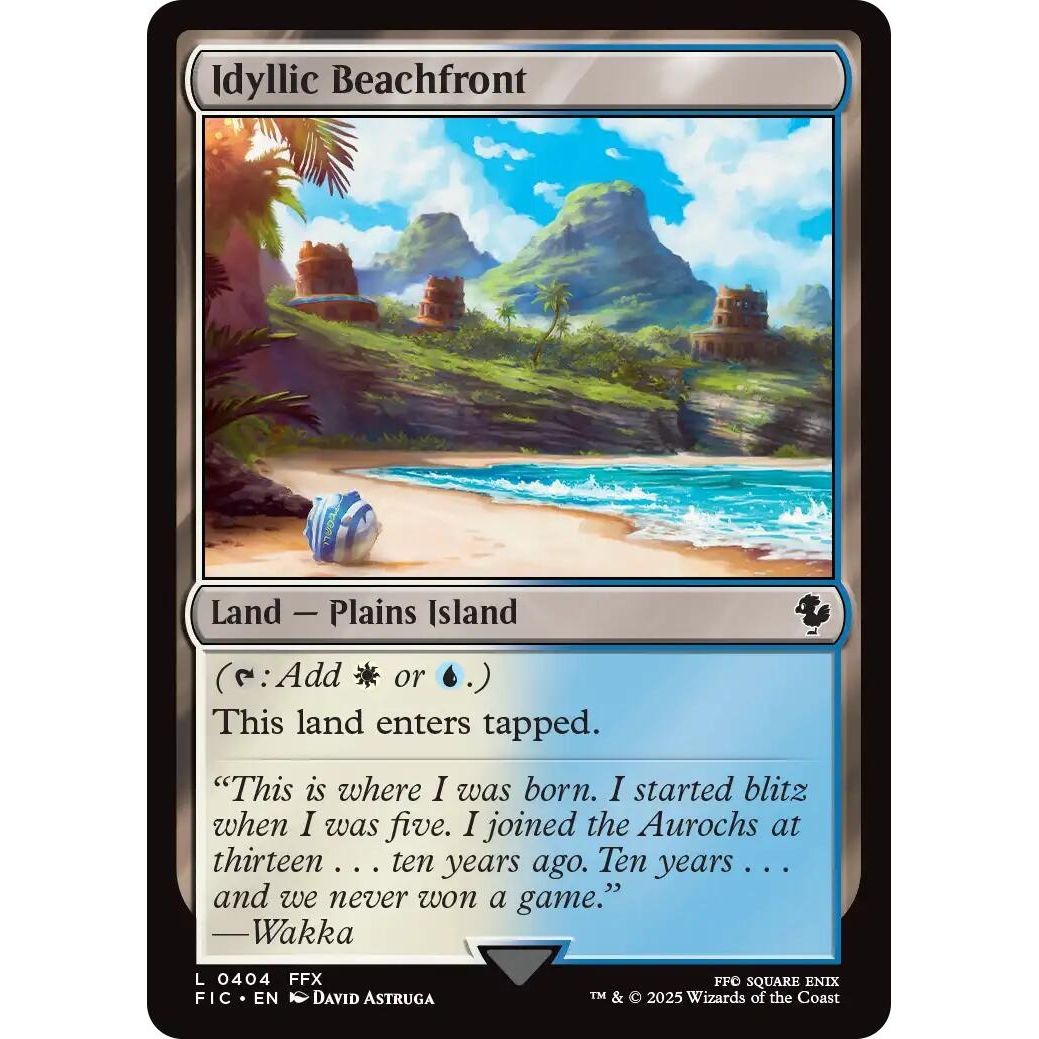 Image for Idyllic Beachfront (Surge Foil) (404) (FIC) - Magic: The Gathering
