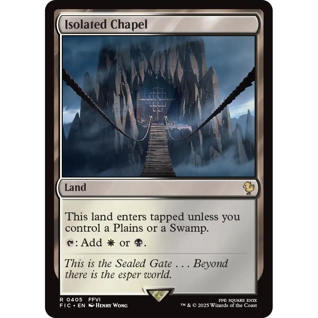 Image for Isolated Chapel (Surge Foil) (405) (FIC) - Magic: The Gathering