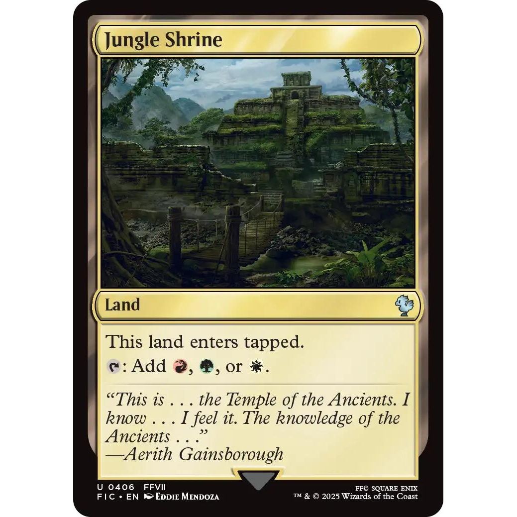 Image for Jungle Shrine (Surge Foil) (406) (FIC) - Magic: The Gathering