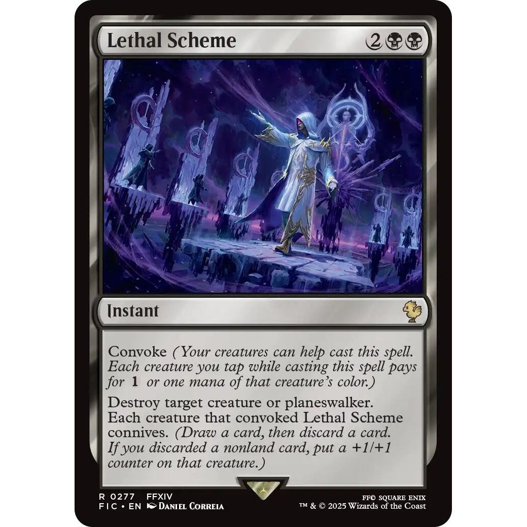 Image for Lethal Scheme (Surge Foil) (277) (FIC) - Magic: The Gathering