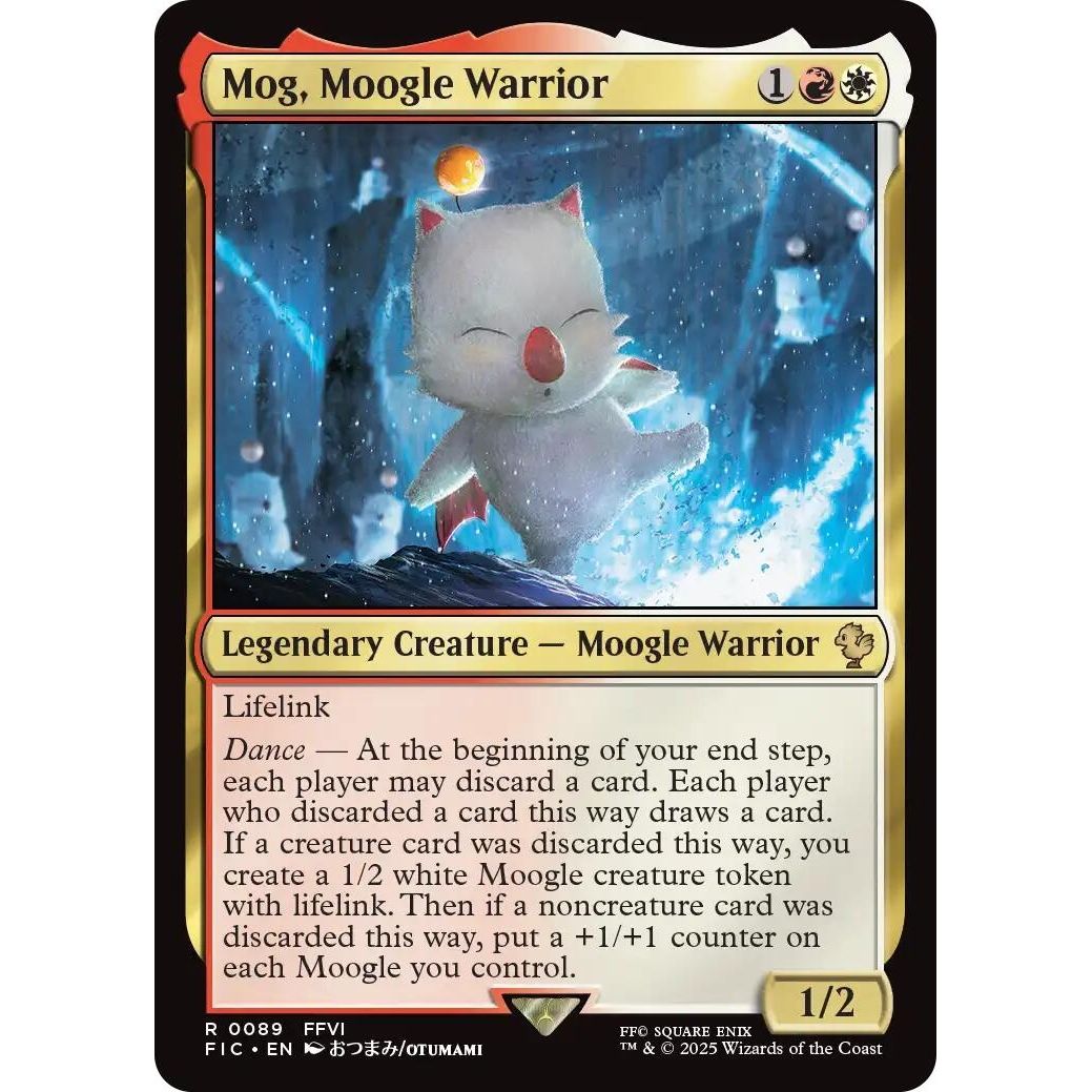 Image for Mog, Moogle Warrior (Surge Foil) (89) (FIC) - Magic: The Gathering