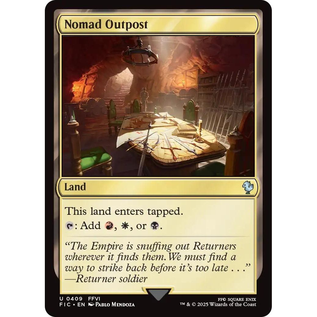 Image for Nomad Outpost (Surge Foil) (409) (FIC) - Magic: The Gathering