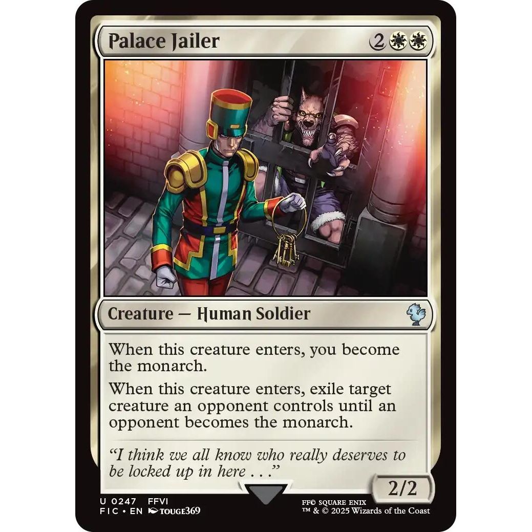 Image for Palace Jailer (Surge Foil) (247) (FIC) - Magic: The Gathering