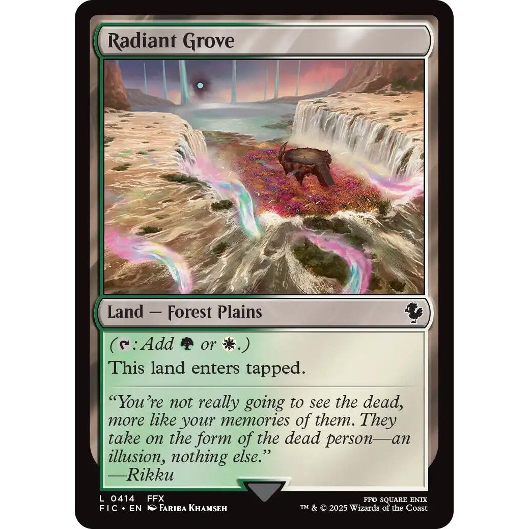 Image for Radiant Grove (Surge Foil) (414) (FIC) - Magic: The Gathering