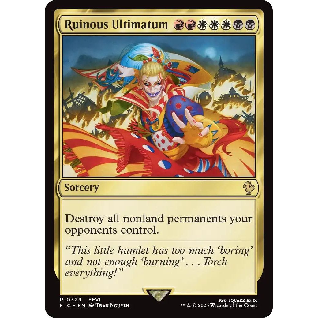 Image for Ruinous Ultimatum (Surge Foil) (329) (FIC) - Magic: The Gathering