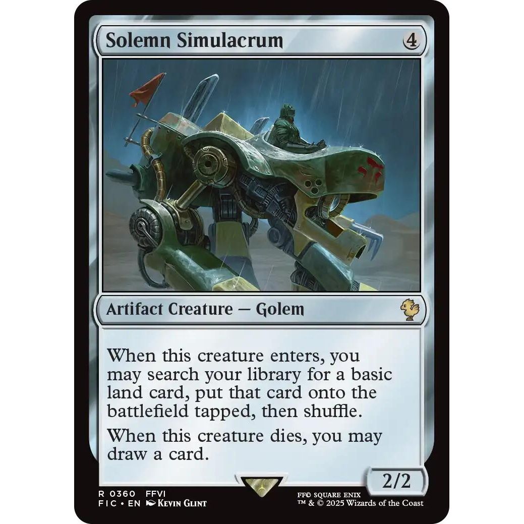 Image for Solemn Simulacrum (Surge Foil) (360) (FIC) - Magic: The Gathering
